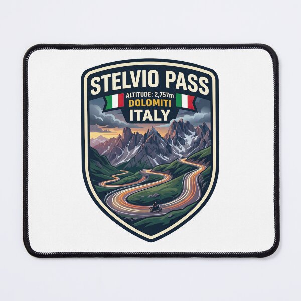 Item preview, Stelvio Pass - Iconic Italy Mountain Road designed and sold by enzoade.