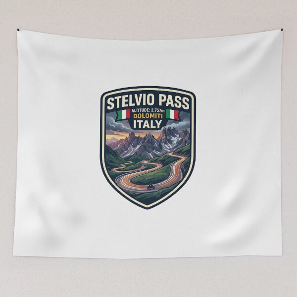Item preview, Stelvio Pass - Iconic Italy Mountain Road designed and sold by enzoade.