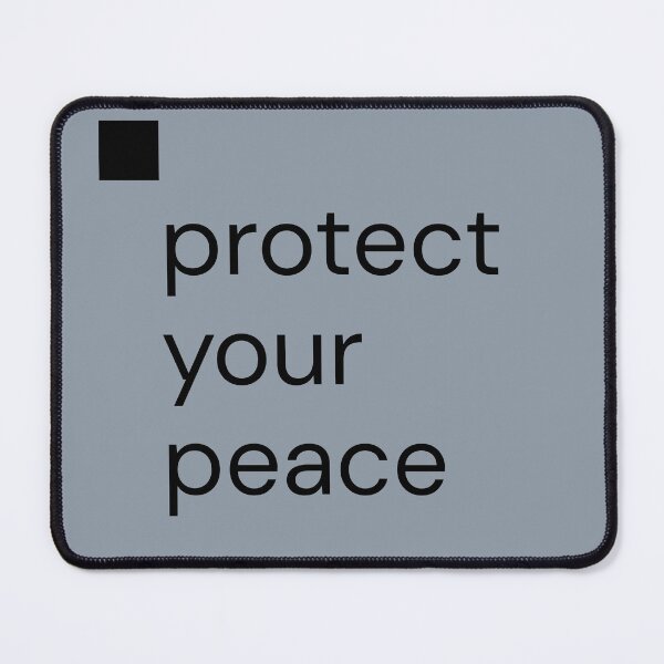 Item preview, Protect Your Peace Minimal Typography designed and sold by Minimalist Typography.