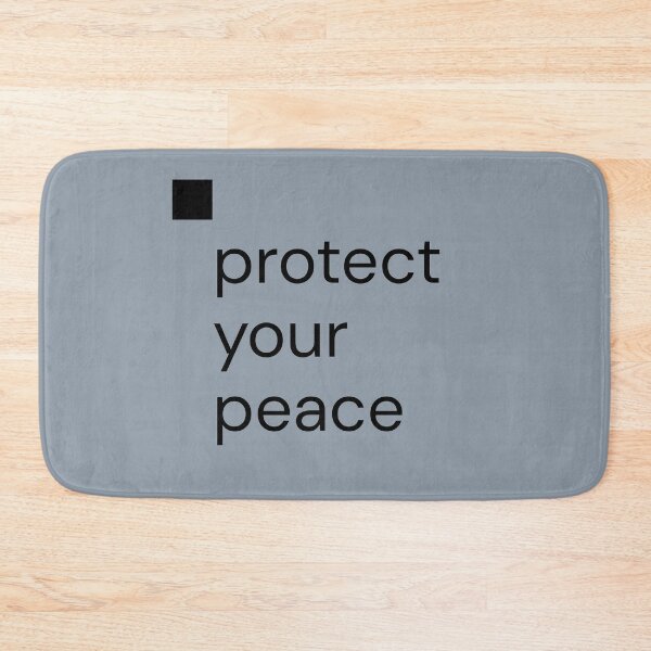 Item preview, Protect Your Peace Minimal Typography designed and sold by Minimalist Typography.