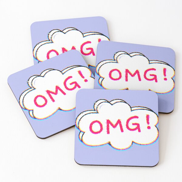 Item preview, OMG en Bocadillo Estilo Cómic – Diseño Pop Art Divertido y Expresivo designed and sold by AstronautMerch.