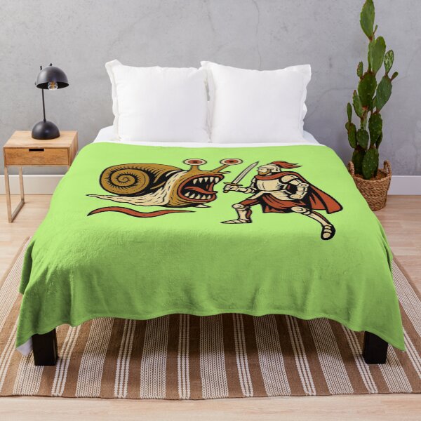 Item preview, Monster Snail vs Knight – Dark Fantasy Illustration designed and sold by Design by Anthony .