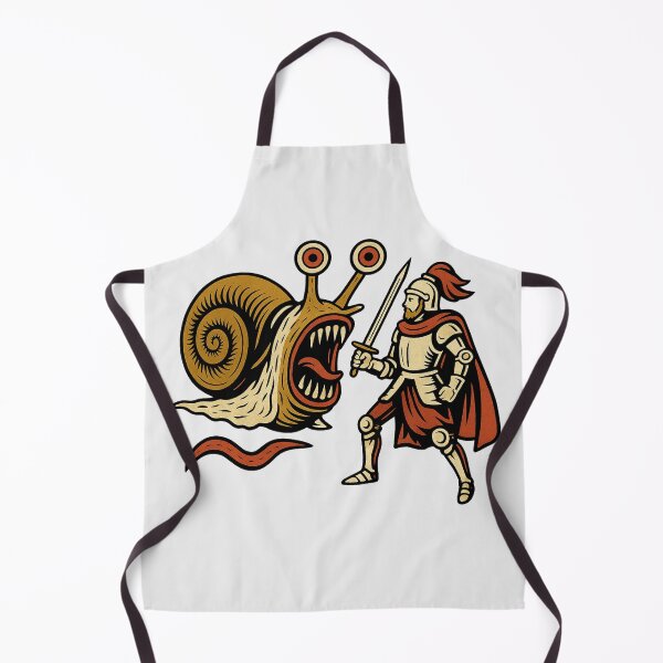 Item preview, Monster Snail vs Knight – Dark Fantasy Illustration designed and sold by Design by Anthony .