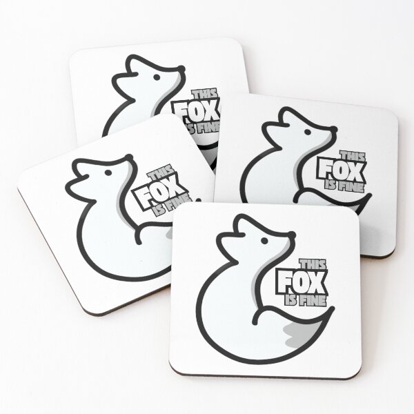 Item preview, This fox is fine - funny animal meme quote designed and sold by CleanDecor.