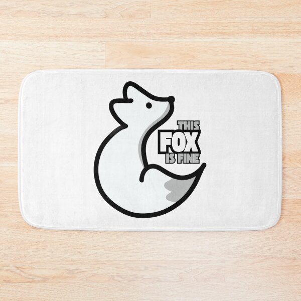 Item preview, This fox is fine - funny animal meme quote designed and sold by CleanDecor.