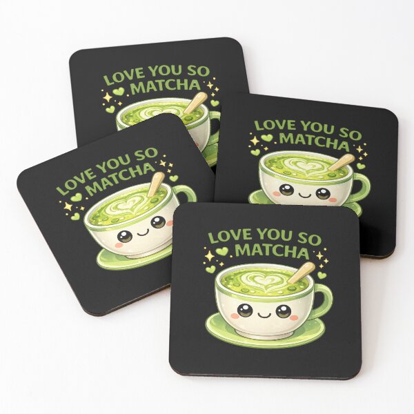 Item preview, Love You So Matcha Cute Drink designed and sold by Papier Atelier Art.