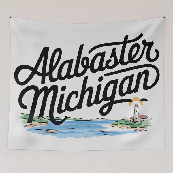 Item preview, Alabaster, Michigan, Alabaster MI, Alabaster Michigan designed and sold by MoMidoStore.