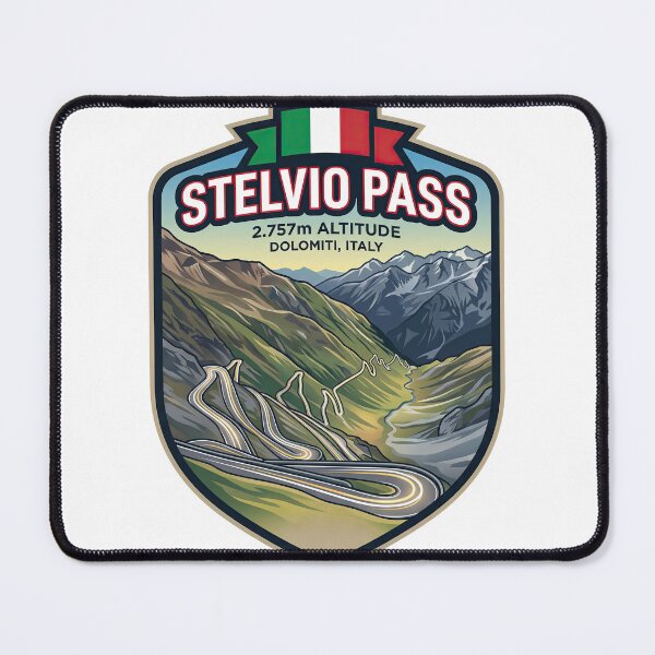 Item preview, Stelvio Pass - Motorsport Alpine Pass designed and sold by enzoade.