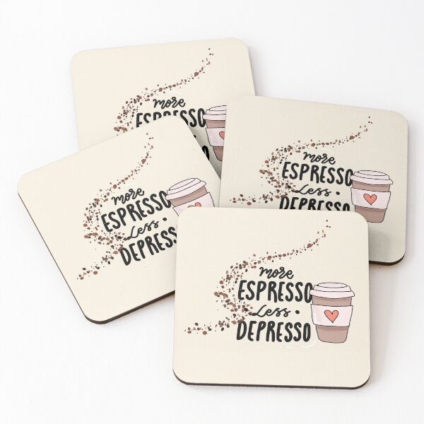 Item preview, More espresso, less fepresso designed and sold by heartfeltarts93.
