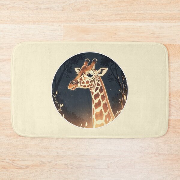 Item preview, mystical giraffe ilustration designed and sold by soletstudio.