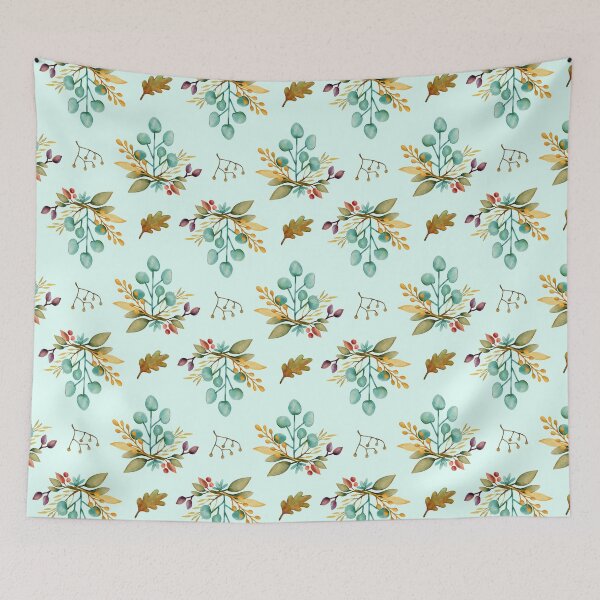 Item preview, Autumn Leaves Bouquet Pattern designed and sold by NaliniLe.