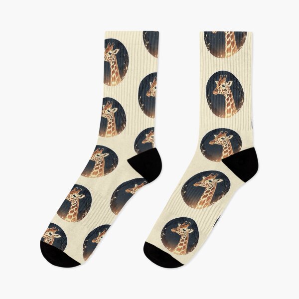 Item preview, mystical giraffe ilustration designed and sold by soletstudio.