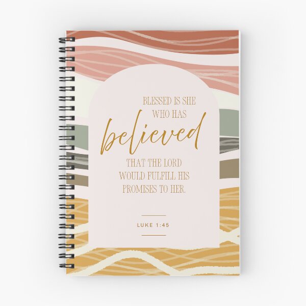 Item preview, Luke 1:45 Blessed is she who has believed. designed and sold by FruitfullyC.