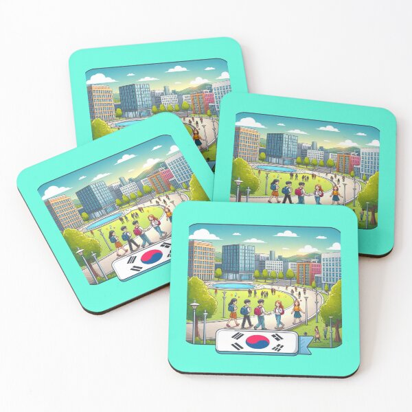 Item preview, Beautiful Korean University Campus  designed and sold by PaintMeWorld.