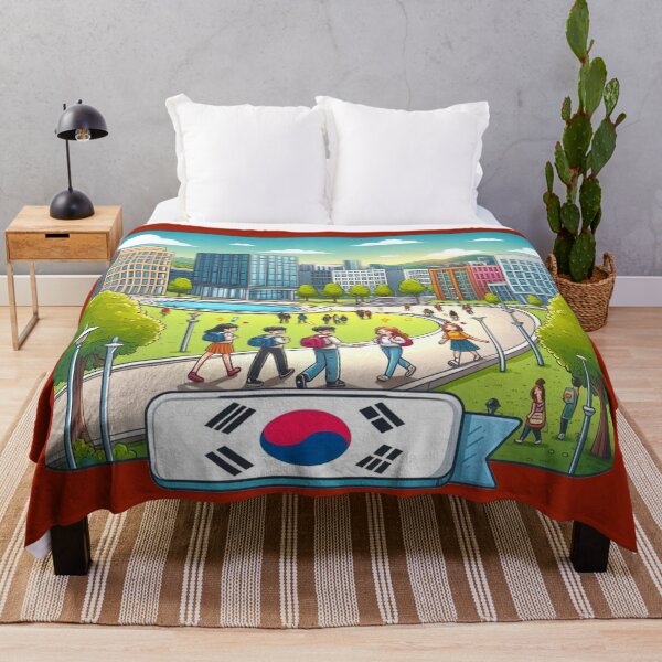 Item preview, Beautiful Korean University Campus  designed and sold by PaintMeWorld.