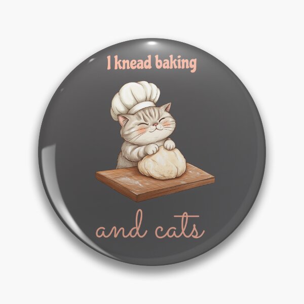 Item preview, I Knead Baking and Cats whimsical design designed and sold by Unlock Success.