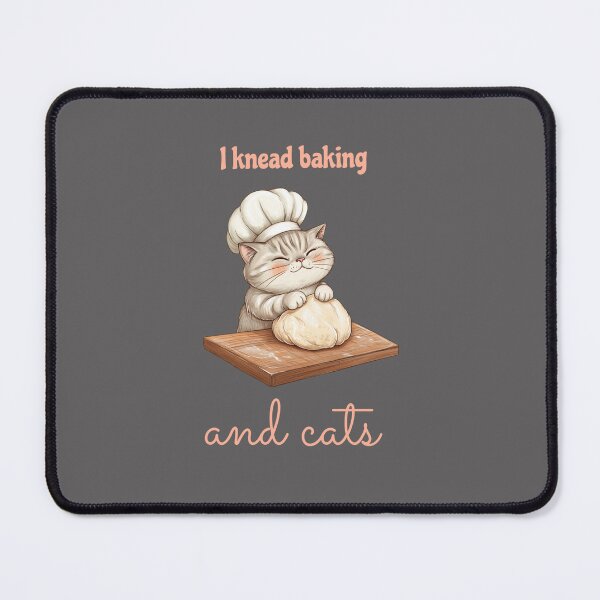 Item preview, I Knead Baking and Cats whimsical design designed and sold by Unlock Success.