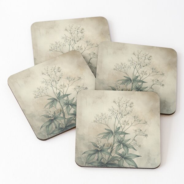 Item preview, Pale Flowers of the Northern Woods designed and sold by NordicDreams.