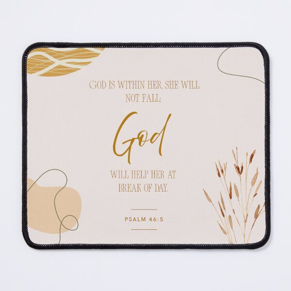 Item preview, Psalm 46:5 God is Within her, She will not fall | BOHO Verse designed and sold by FruitfullyC.