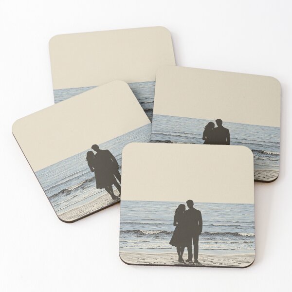 Item preview, Timeless Seaside Moment in Silhouette designed and sold by MIArt Studio.