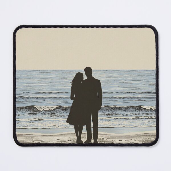 Item preview, Timeless Seaside Moment in Silhouette designed and sold by MIArt Studio.