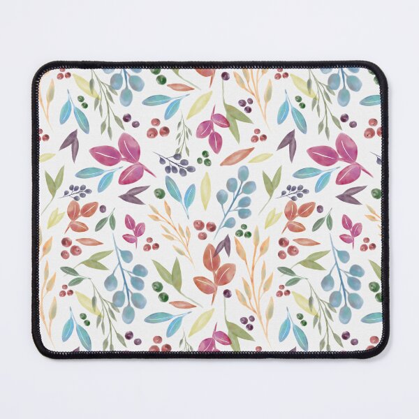 Item preview, Colorful Watercolor Leaves Pattern designed and sold by NaliniLe.