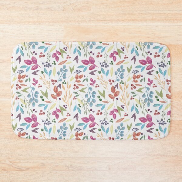 Item preview, Colorful Watercolor Leaves Pattern designed and sold by NaliniLe.