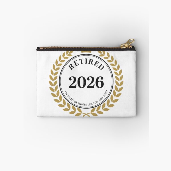 Artikelvorschau, Pensioniertes 2026 Black Gold Laurel Premium Ruhestandsemblem entworfen und verkauft von Ajdaprint.