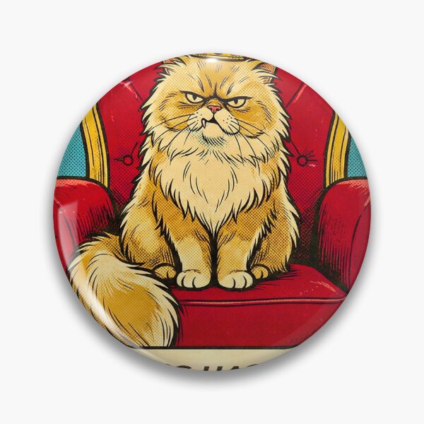 Item preview, Grumpy Cat King On Throne Funny Pop Art designed and sold by GraphyLab.