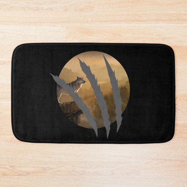 Item preview, Gray Wolf And Mountain designed and sold by JokeAndStyle.