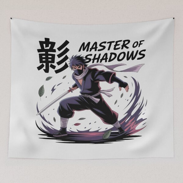 Item preview, Master of Shadows Ninja Warrior Otaku Art Style designed and sold by SplashTastic.