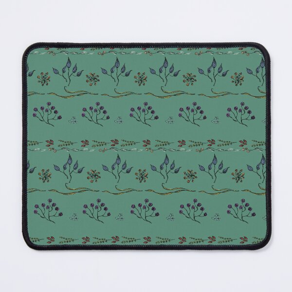 Item preview, Flowers Pattern Teal Background designed and sold by NaliniLe.