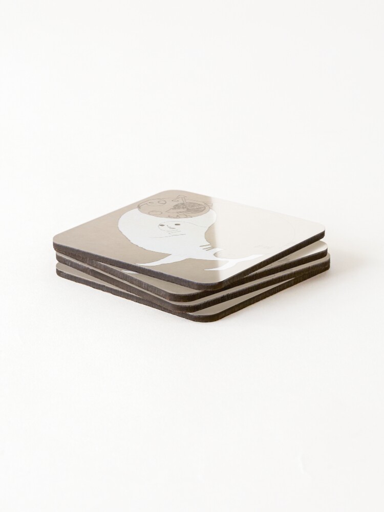 Thumbnail 4 of 5, Coasters (Set of 4), X DEMENTION designed and sold by RitsukoToeda3.