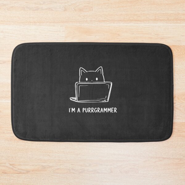 Item preview, I’m a Purrgrammer – Minimal Cat Programmer Design designed and sold by TinyJoy Studio.