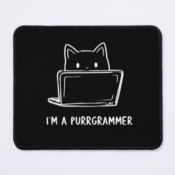 Item preview, I’m a Purrgrammer – Minimal Cat Programmer Design designed and sold by TinyJoy Studio.