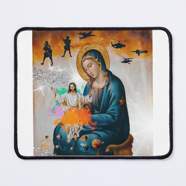 Item preview, Art and Religion into the Digital : Virgin Mary action into the contemporary age designed and sold by QuasarDigitalSurrealism.