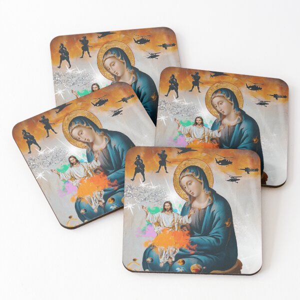 Item preview, Art and Religion into the Digital : Virgin Mary action into the contemporary age designed and sold by QuasarDigitalSurrealism.
