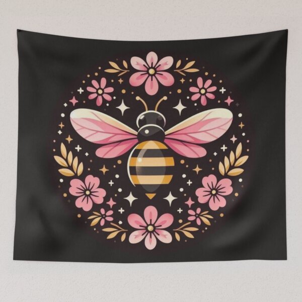 Item preview, Buzzing Queen Of Midnight Blossoms designed and sold by iamdesigns14.