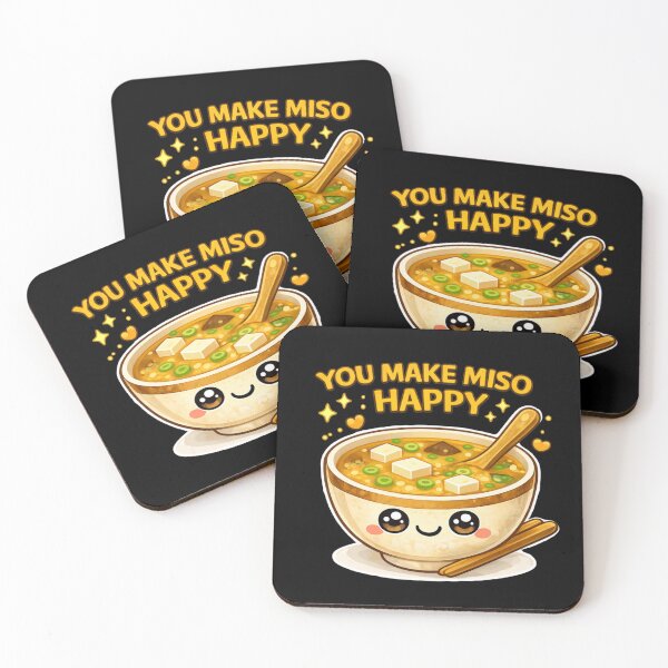 Item preview, You Make Miso Happy Cute Soup designed and sold by Papier Atelier Art.