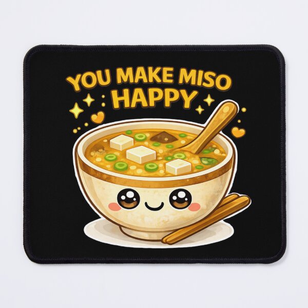Item preview, You Make Miso Happy Cute Soup designed and sold by Papier Atelier Art.