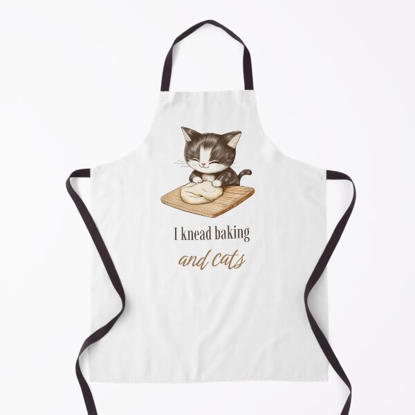 Item preview, I Knead Baking and Cats whimsical design designed and sold by Unlock Success.
