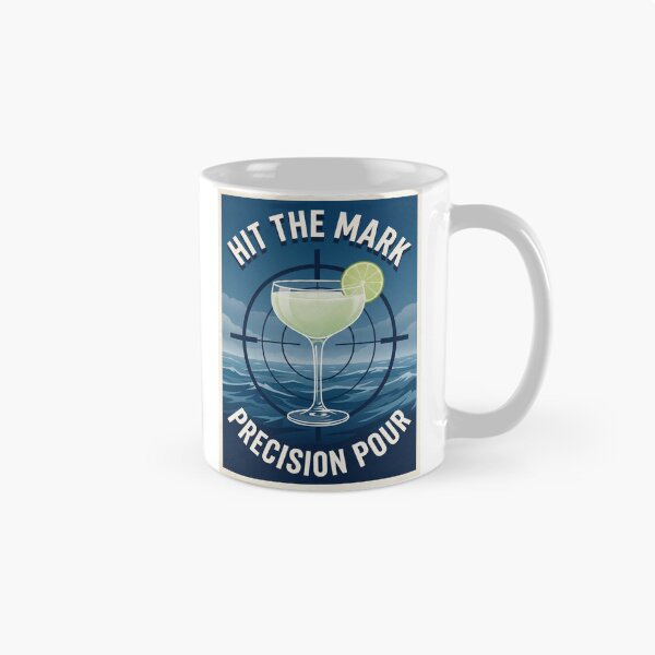 Item preview, Vintage Naval Propaganda Cocktail Poster "Hit The Mark - Precision Pour" designed and sold by Cozy-Old-Pub.