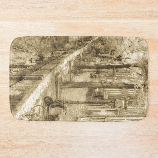 Item preview, Serene Canal In Sepia Tones designed and sold by Londonimages.