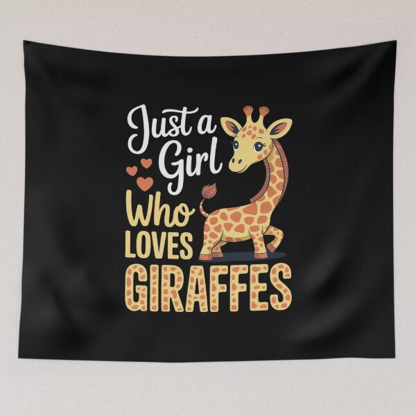 Item preview, Giraffe Just A Girl Who Loves Giraffes 1 designed and sold by joyouartArt.