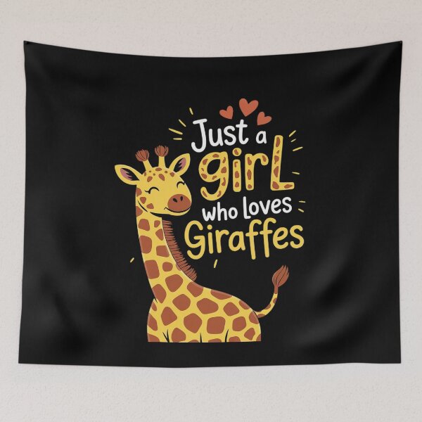 Item preview, Giraffe Just A Girl Who Loves Giraffes  designed and sold by angolinnArt.