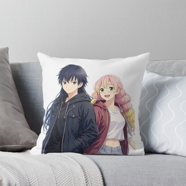 Item preview, Modern Fantasy Duo – Minimal Anime-Inspired Illustration designed and sold by ArtByKapil.