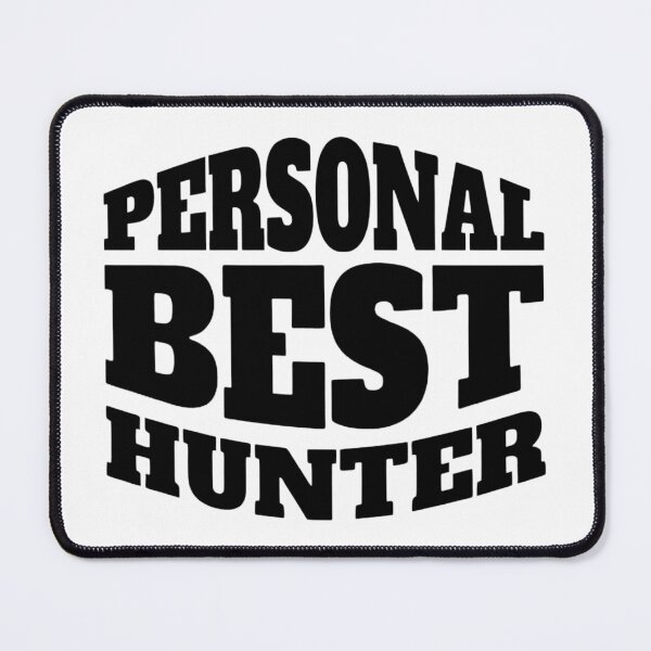 Item preview, Personal Best Hunter – Bold Competitive Gamer Typography Design designed and sold by PHRASEandSTYLE.
