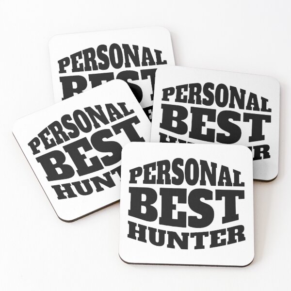 Item preview, Personal Best Hunter – Bold Competitive Gamer Typography Design designed and sold by PHRASEandSTYLE.