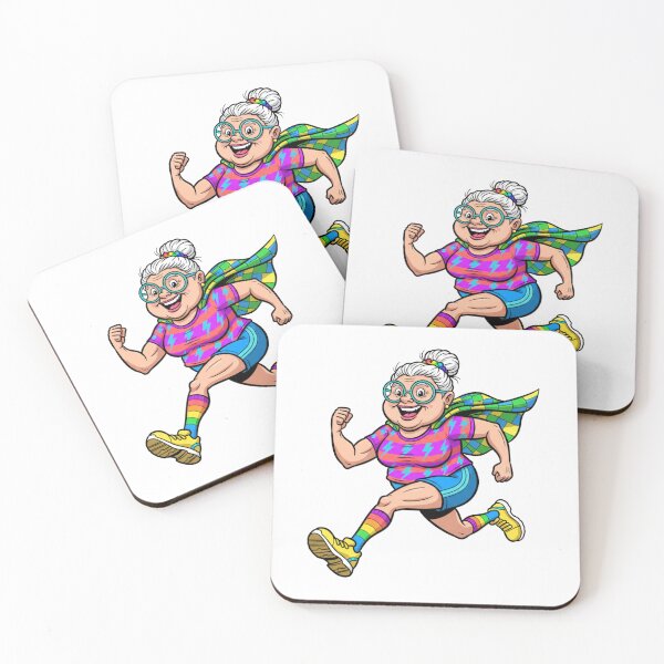 Item preview, Running Grandma – You Can’t Catch Her! designed and sold by LaurannaDesign.