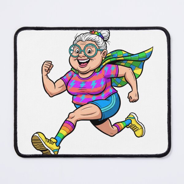 Item preview, Running Grandma – You Can’t Catch Her! designed and sold by LaurannaDesign.